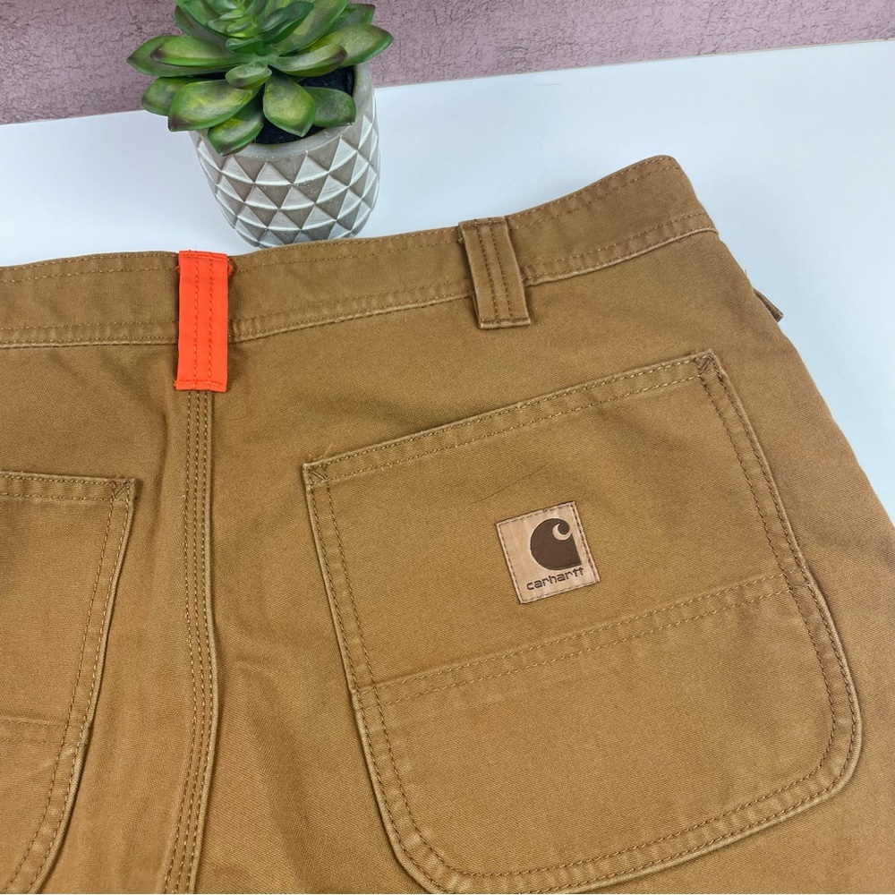 Carhartt Outwork Outhunt Relaxed Fit Tan Brown Outdoor Pants Men size 34x32 - Picture 7 of 7